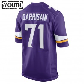 Lasten Minnesota Vikings NFL Pelipaita Christian Darrisaw 71 Nike Violetti 2021 NFL Draft
